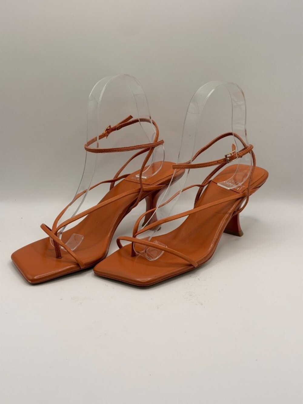 Jeffrey Campbell  Womens Fluxx Pink Strap Leather Heel Sandal Sz 7.5